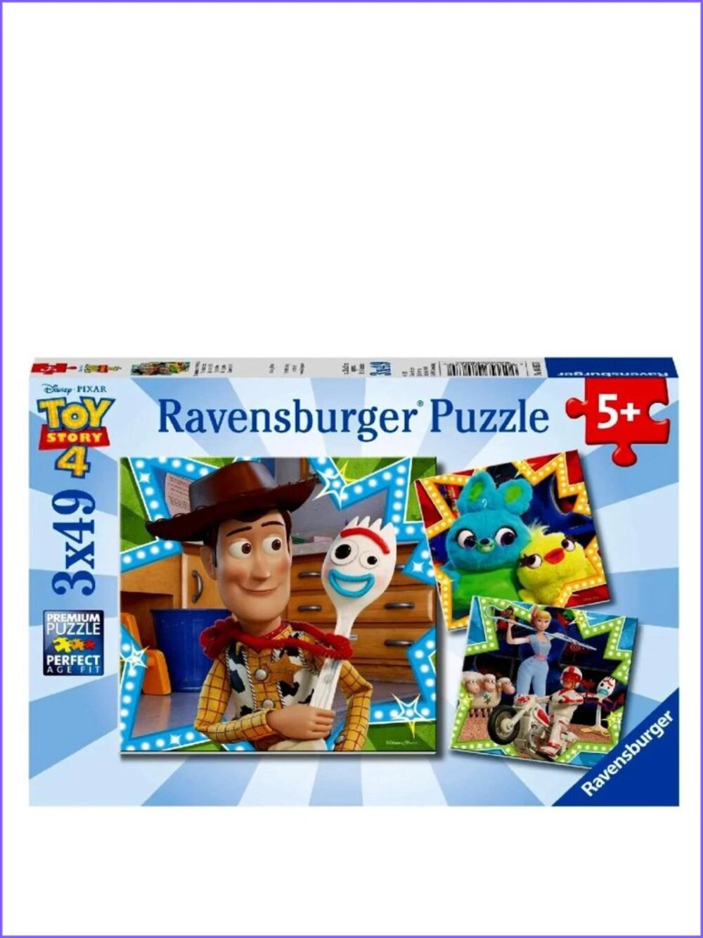 Ravensburger-3x49 Piece Puzzle- Toy Story 4 New In Box